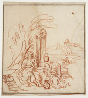 KT 1994 025
<br/>
Christus en de Samaritaanse vrouw
<br/>
<em>Maes, Nicolaes (1634-1693) - toegeschreven aan</em>